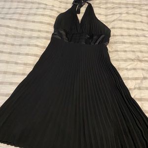 Pleated Halter Dress